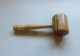 Spalted chestnut gavel by John Williams